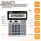 BAZIC Desktop Calculator 12-Digit Profit Calculation Tax Functions
